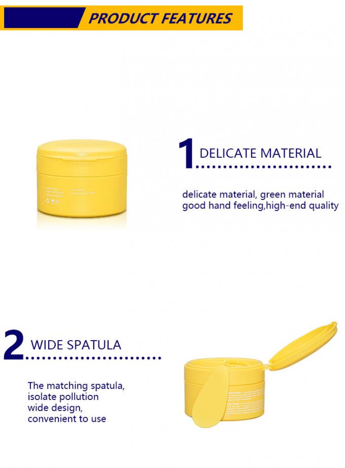 Flip top cap cream jarFresh-Locked Cream Jar80g 100g 200g Cosmetic matte packaging jar bottle 1