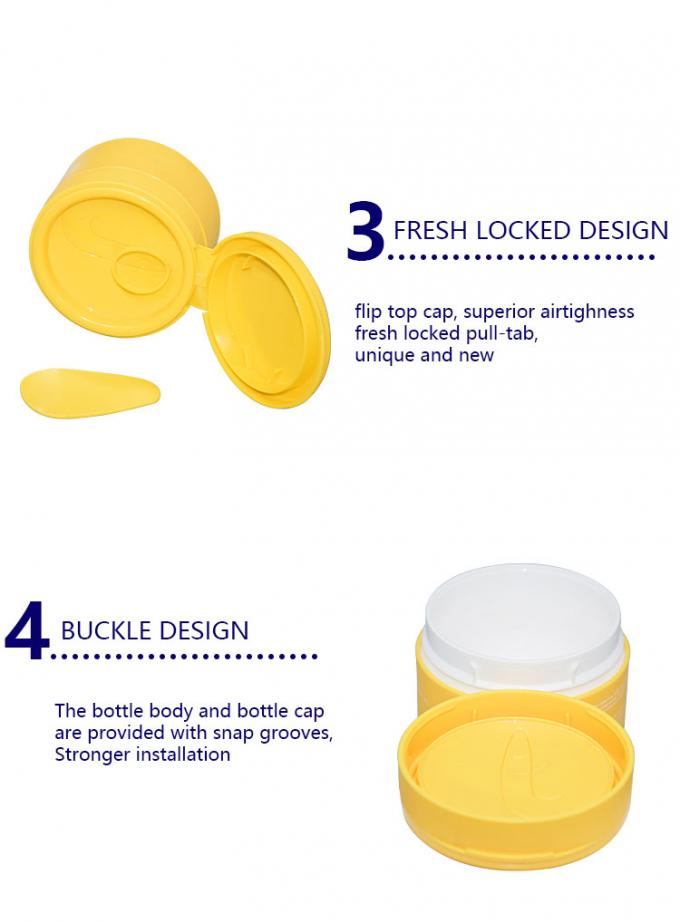 Flip top cap cream jarFresh-Locked Cream Jar80g 100g 200g Cosmetic matte packaging jar bottle 2