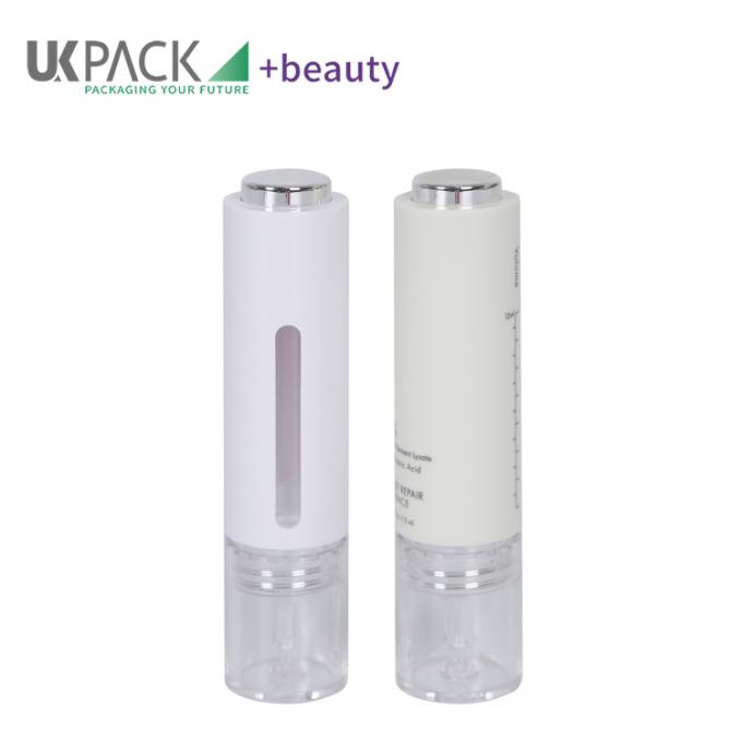 Empty CBD Cosmetic Pump Bottle 15ml With Plastic Push Button 9