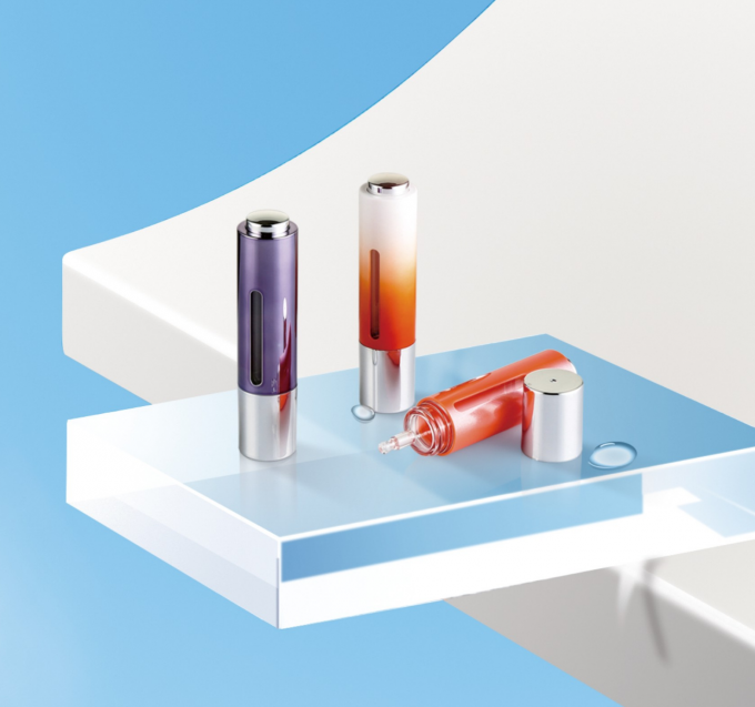 Empty CBD Cosmetic Pump Bottle 15ml With Plastic Push Button 8