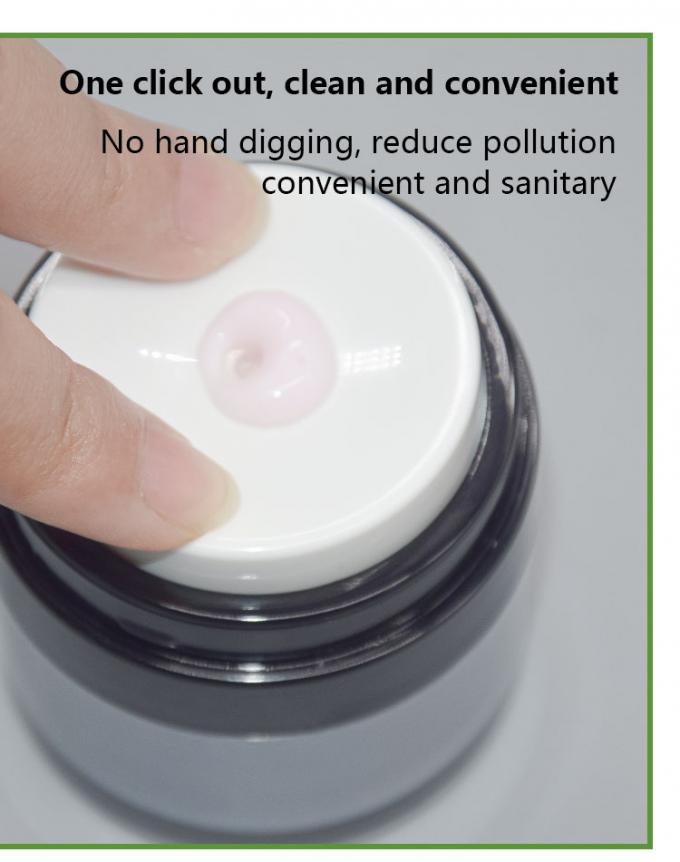 CC Cream Acrylic Airless Jar With Mirror Cosmetic Pump Packaging 2