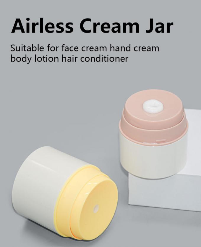 50g Round Skin Care Packaging Acrylic Airless Jar For Baby Products 0