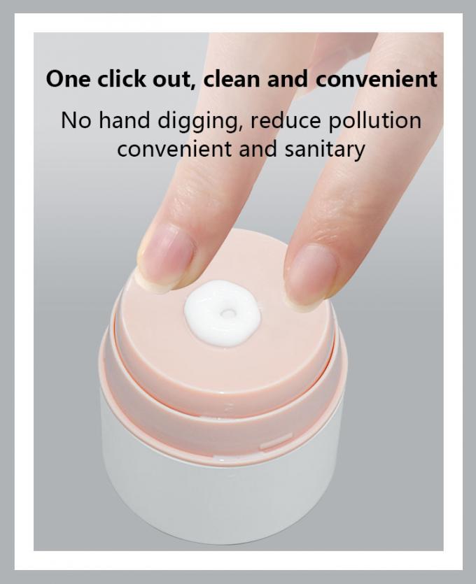 50g Round Skin Care Packaging Acrylic Airless Jar For Baby Products 1