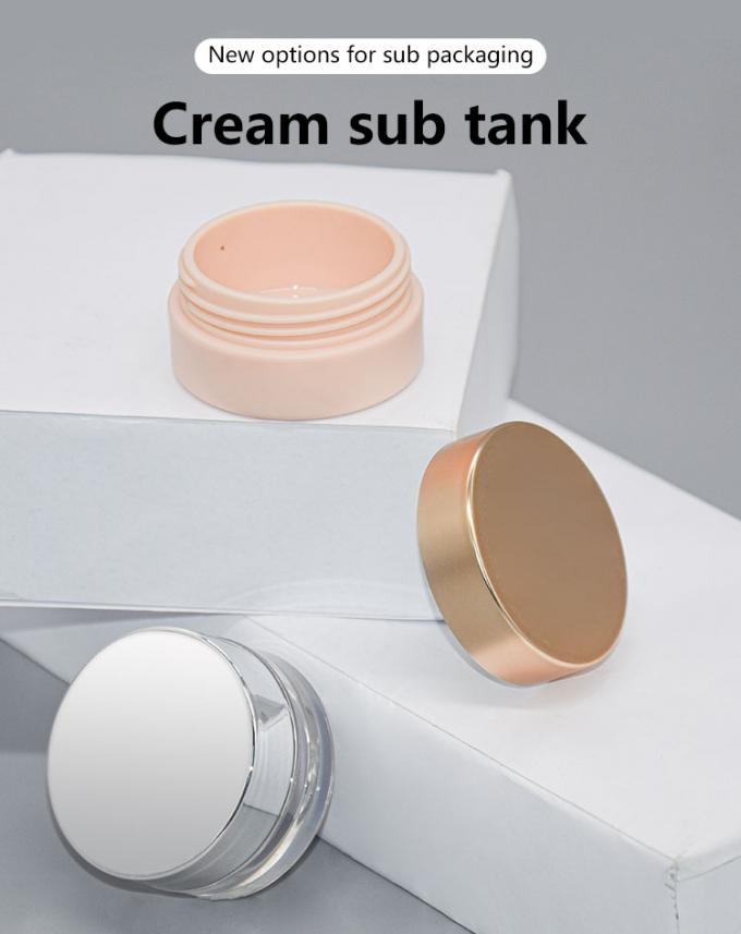 5g Round Lip Balm Jar Recyclable Material PETG Packaging Bottle 0