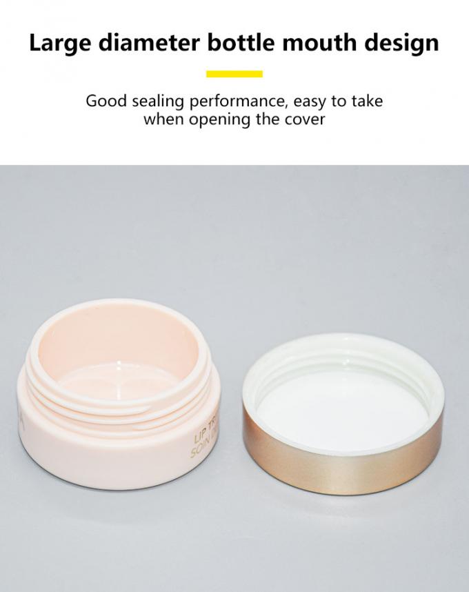 5g Round Lip Balm Jar Recyclable Material PETG Packaging Bottle 2