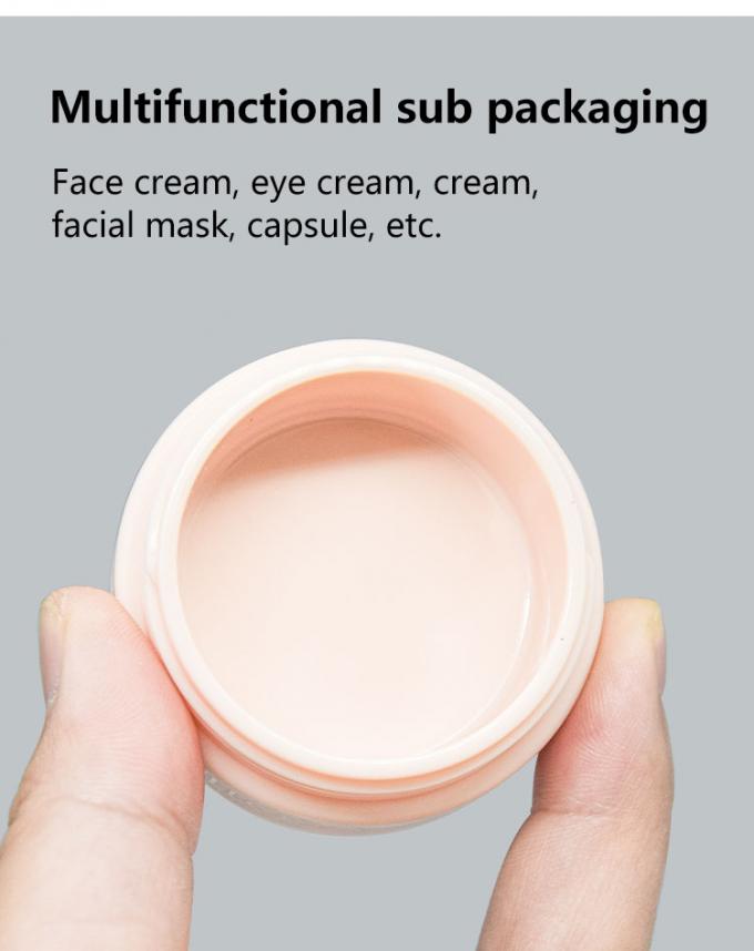 5g Round Lip Balm Jar Recyclable Material PETG Packaging Bottle 3