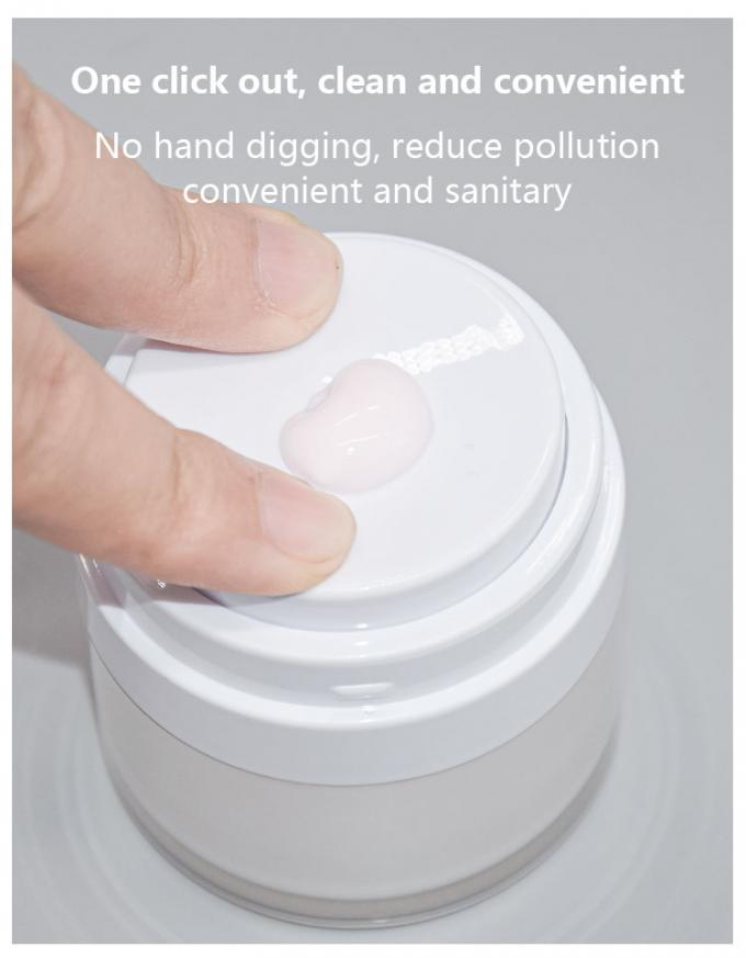 Cosmetic Acrylic Airless Jar Skin Care Packaging 50g 2