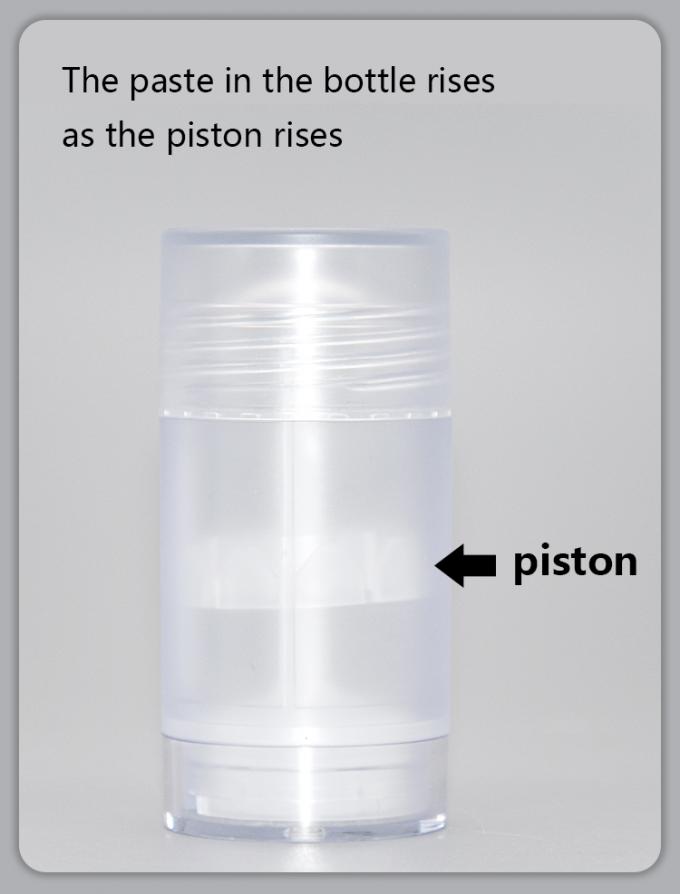 0.2oz - 2.5oz AS Round Clear Deodorant Containers Packaging Tubes 6g 15g 30g 50g 75g 3