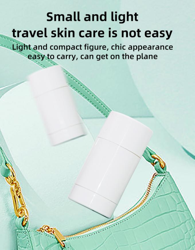 Recyclable Polypropylene Plastic Empty Deodorant Container Twist Up Top Fill 1oz - 3oz 2