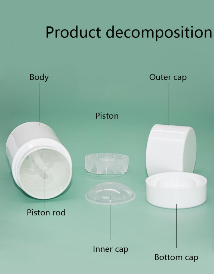Recyclable Polypropylene Plastic Empty Deodorant Container Twist Up Top Fill 1oz - 3oz 4