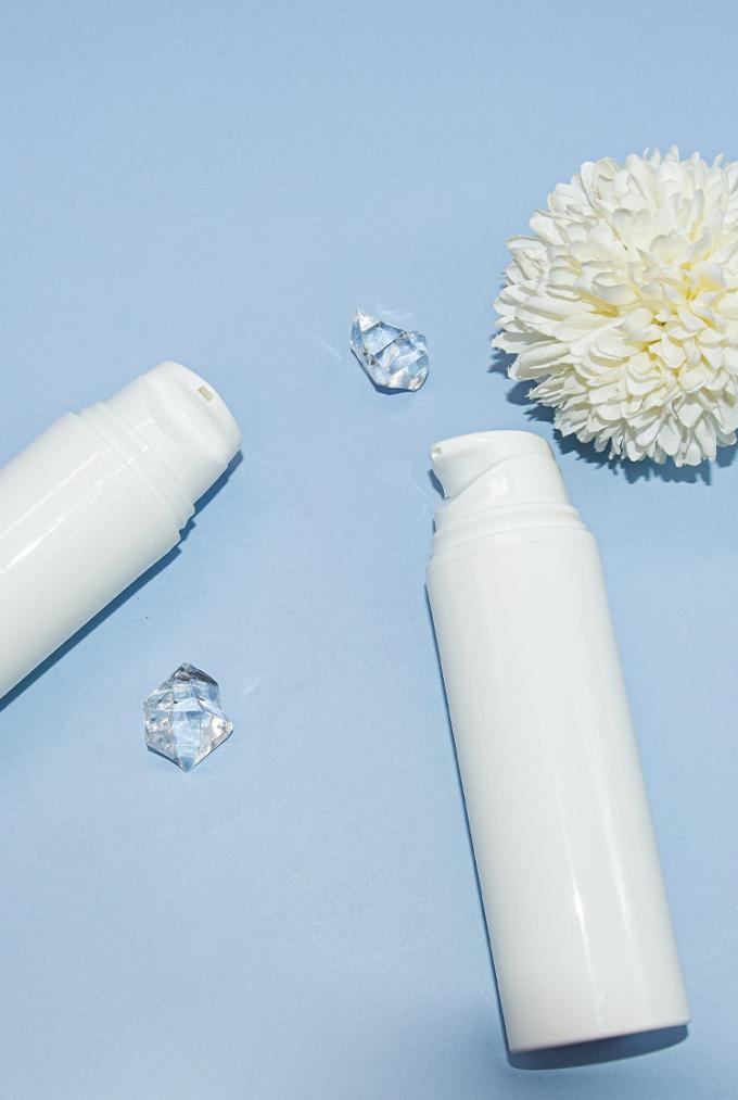 Sustainable Material PP Airless Pump Bottles Packaging 15ml 30ml 50ml 35mm Diameter 7