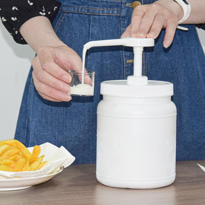 Std Head Sauce Dispenser Pump With 2500ml Plastic Container 2