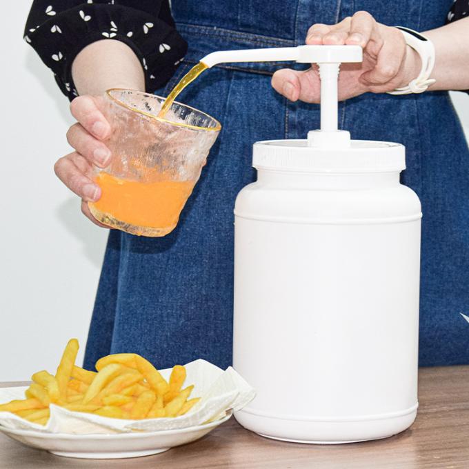 Std Head Sauce Dispenser Pump With 2500ml Plastic Container 3