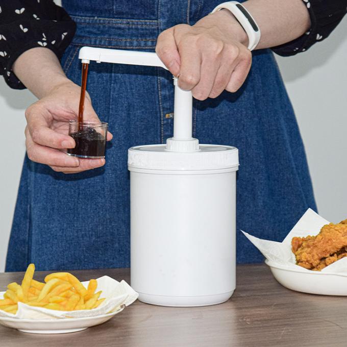 1250ml Plastic Container Ketchup Pump Non Spill 1