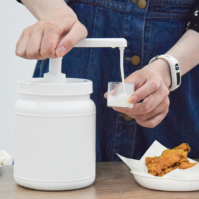 1250ml Plastic Container Ketchup Pump Non Spill 2