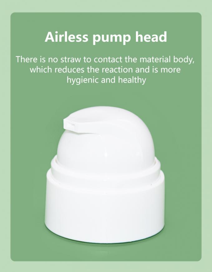 Round PET Airless Dispenser Pump Bottle 50ml 80ml For Personal Care 2