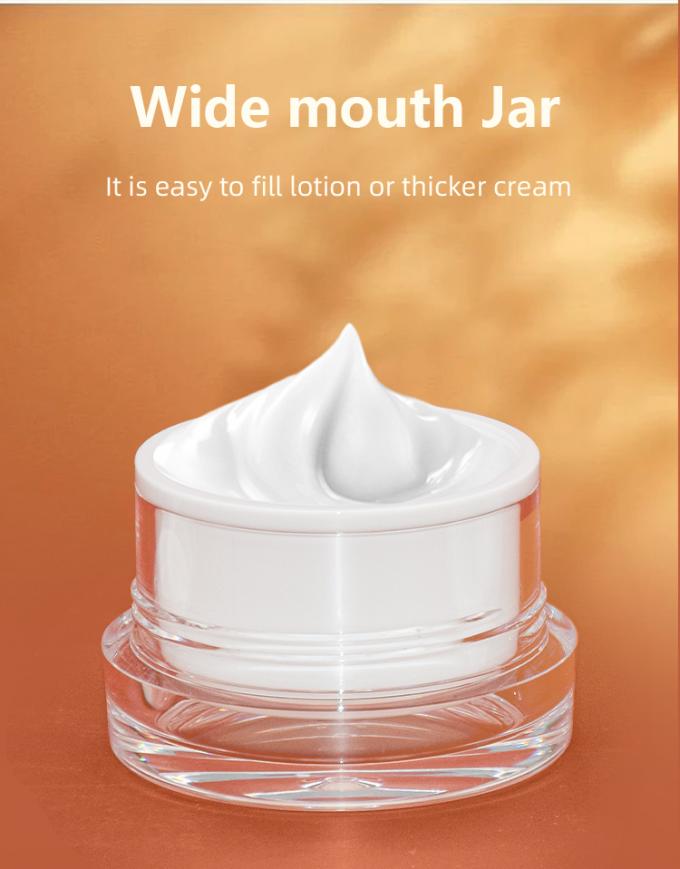 Recyclable Material Face Cream Jar Full Electroplating Process 50g 4