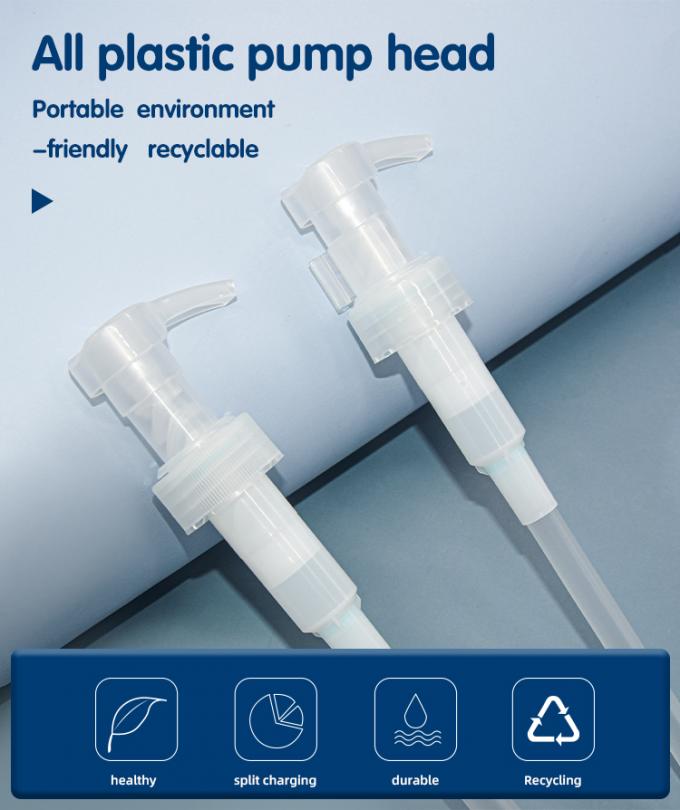 Ribbed Closure Lotion Pump Dispenser 33-410 PP Monopolymer Material 0