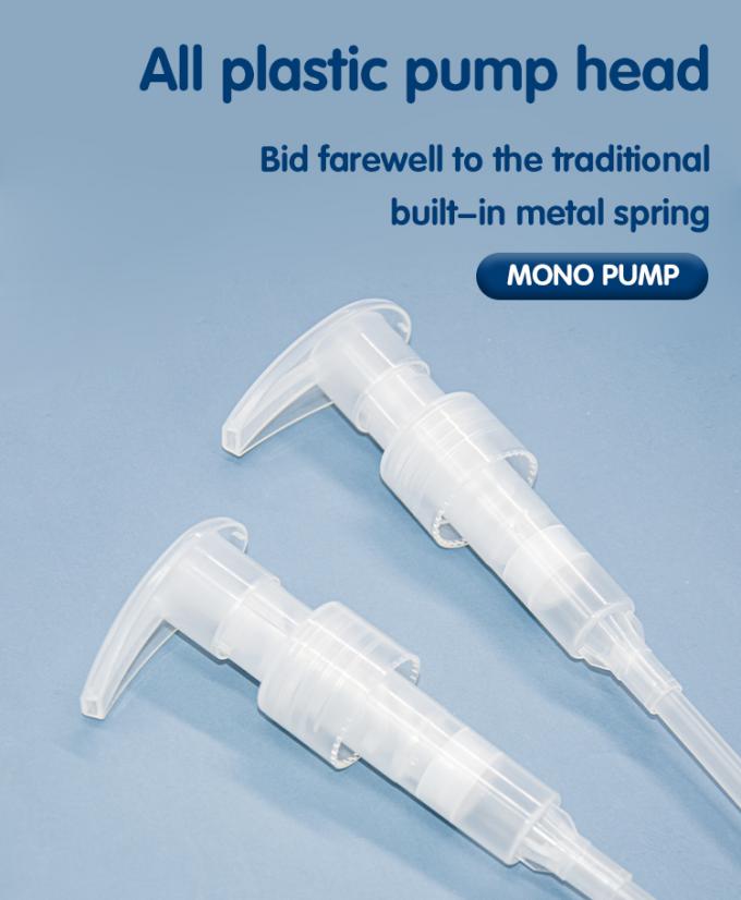 PCR All Plastic Mono Lotion Pump Dispenser 24-410 2ml Dosage 2
