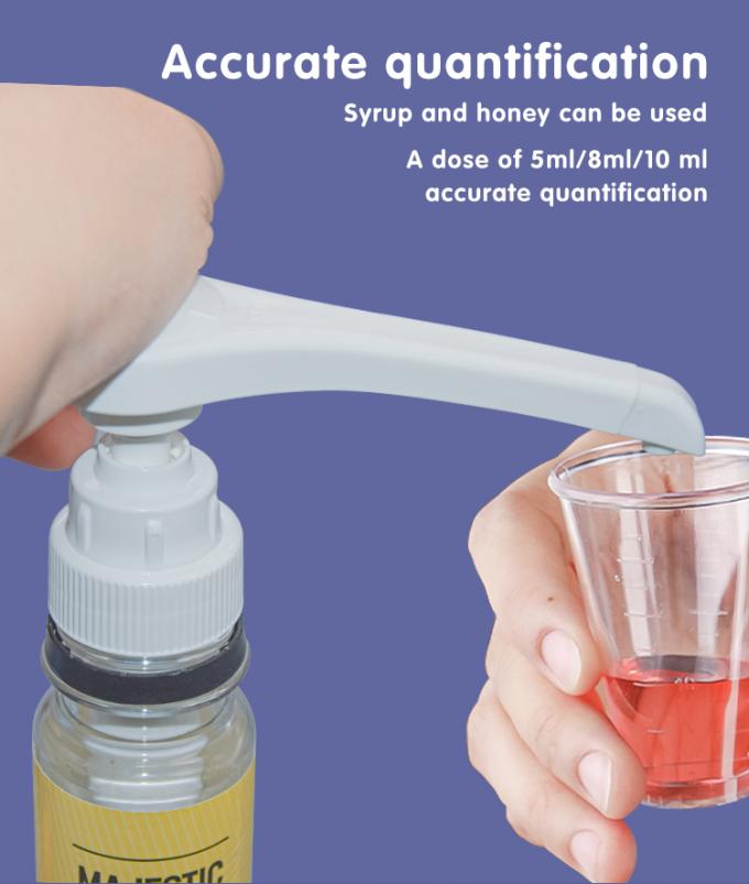 28-400 Mono All Plastic Syrup Pumps 5ml 8ml 10ml Food Dispenser Pump 5