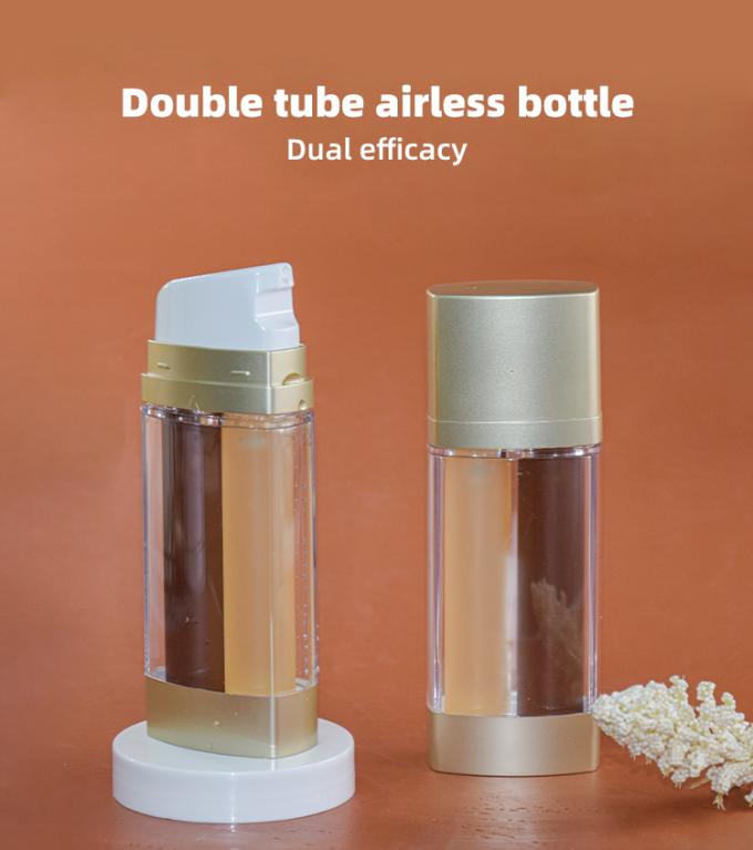 Innovative Double Tube Airless Bottle 15ml*2 0