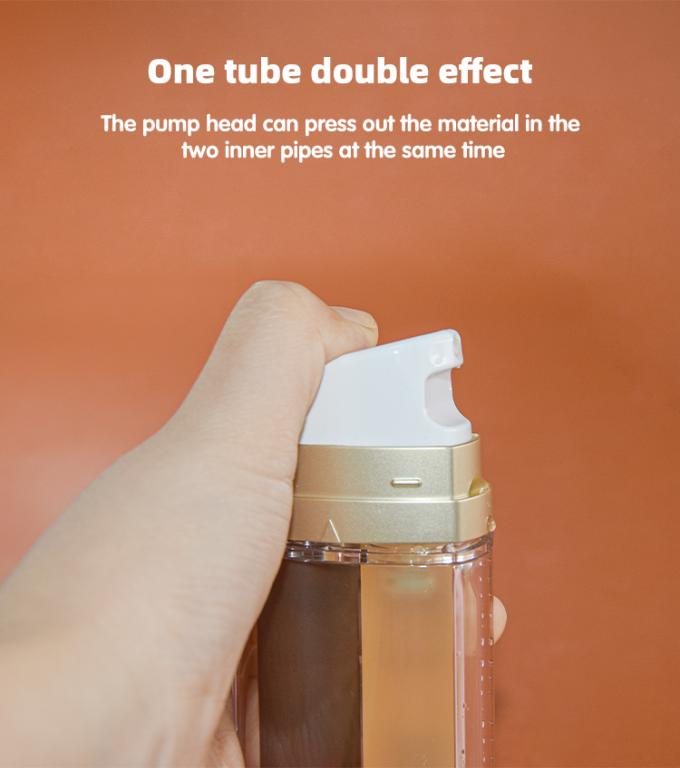Innovative Double Tube Airless Bottle 15ml*2 2