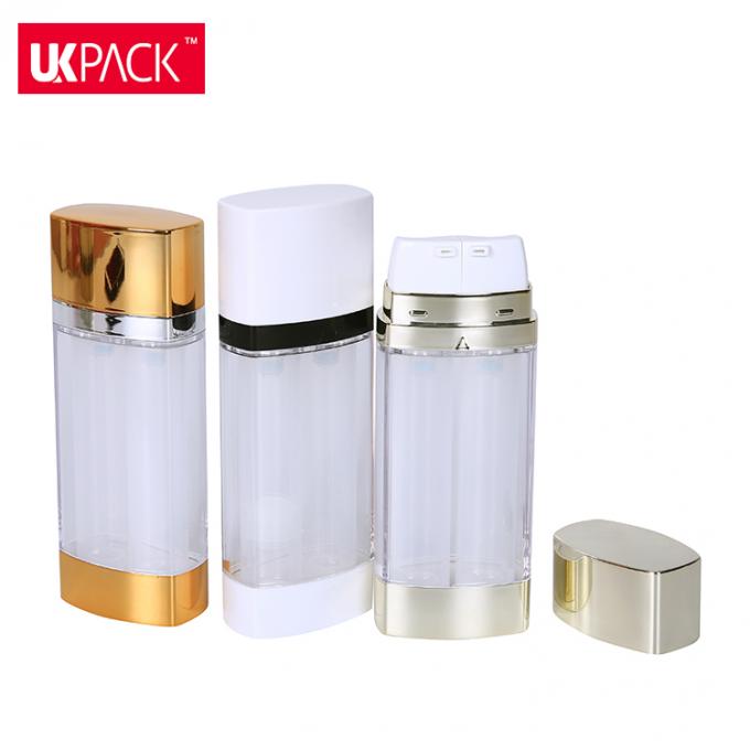 Cosmetic airless bottle 15ml*2 0