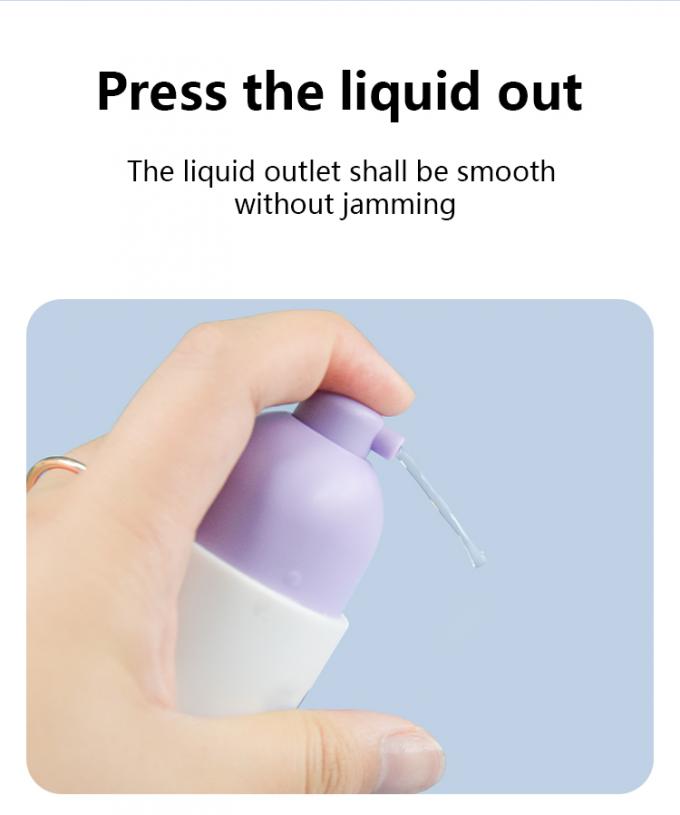 Frosted Surface Airless Pump Bottle 45ml Elastic Paint 3D Packaging For Serum Sun Protect 2