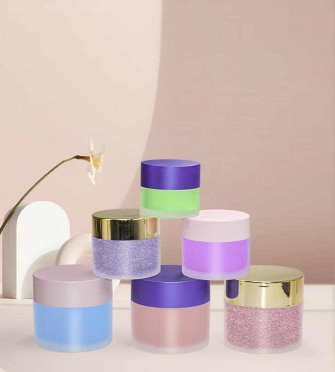 15g / 30g / 50g Customized Color PMMA Round Shape Cream Jar Mask Face Cream Jar UKC68 3