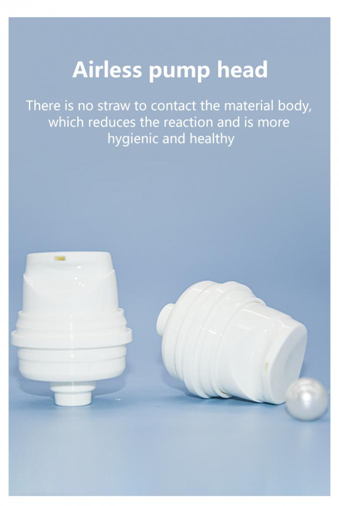 UKA66 Recycle PP Large Mouth Airless Pump Head 15ml 30ml 50ml Vacuum Bottle For Lotion Packaging 2