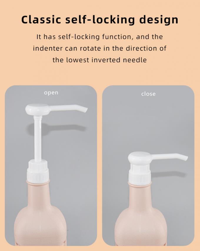 15cc / 30cc BPA-Free 38-410 Plastic Sauce Dispenser Pump UKJ30B 0