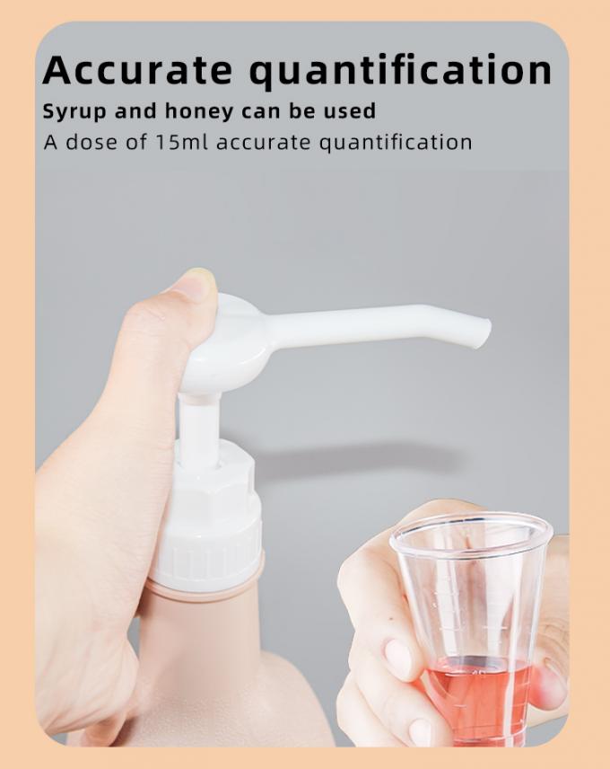 15cc / 30cc BPA-Free 38-410 Plastic Sauce Dispenser Pump UKJ30B 2