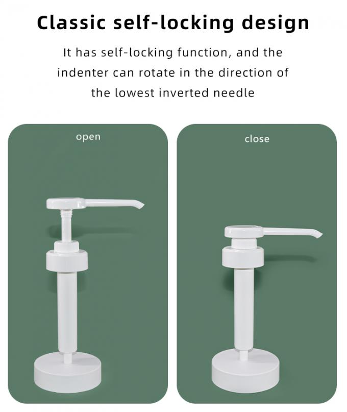 15cc 30cc ketchup Sauce Dispenser Pump For Food grade material UKR30 38-400 smooth closure 1