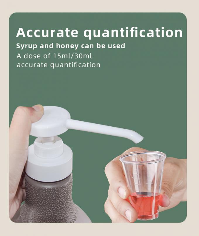 15cc 30cc ketchup Sauce Dispenser Pump For Food grade material UKR30 38-400 smooth closure 3