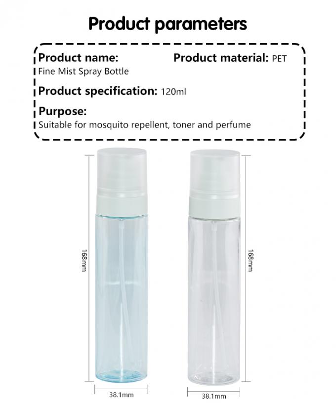 4oz PETfine mist spraybottle120ml cosmetic spray bottle 6