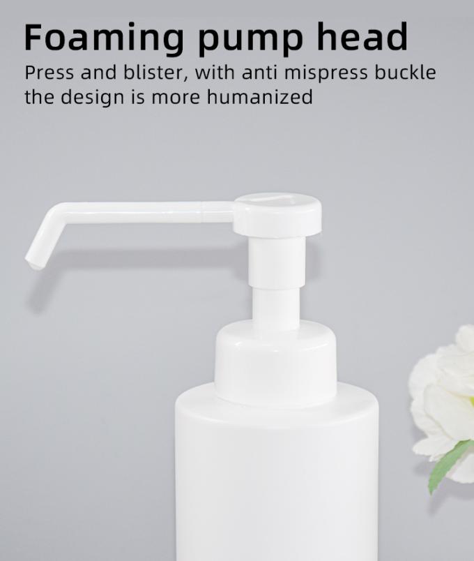 500ml HDPE Skin Care Packaging Foam Pump Bottle Customized Facial Cleanser Bottle UKF25 2