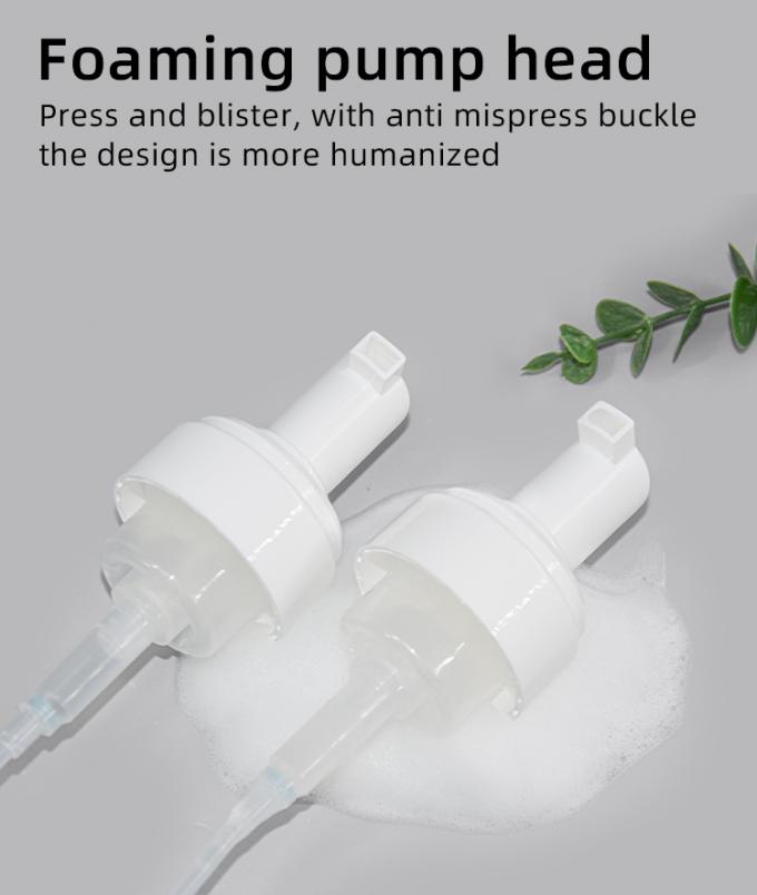 43mm All plastic foamer pump with 200ml and 250ml PE bottle Sustainable green packaging 2