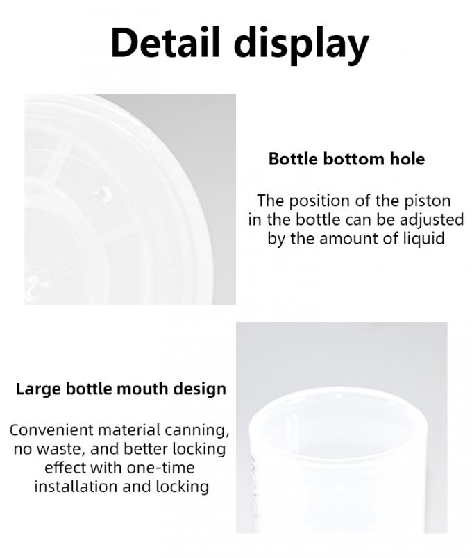 Recyclable Mono Material Airless Bottle 15ml30ml 50ml 75ml 100ml 120ml 150ml200ml 5