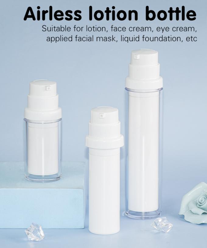 UKMS27 15-30-50m cosmetics packaging Double layer cosmetic airless pumpbottle 0