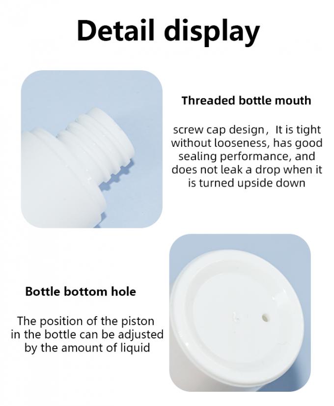 UKMS27 15-30-50m cosmetics packaging Double layer cosmetic airless pumpbottle 5