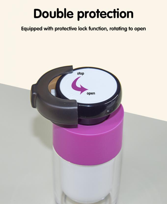 cosmetic packaging 15ml-30ml-50ml Double layer airless bottle 4