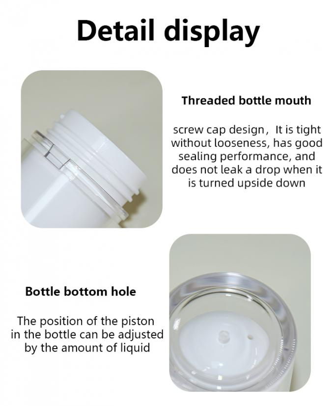 cosmetic packaging 15ml-30ml-50ml Double layer airless bottle 7