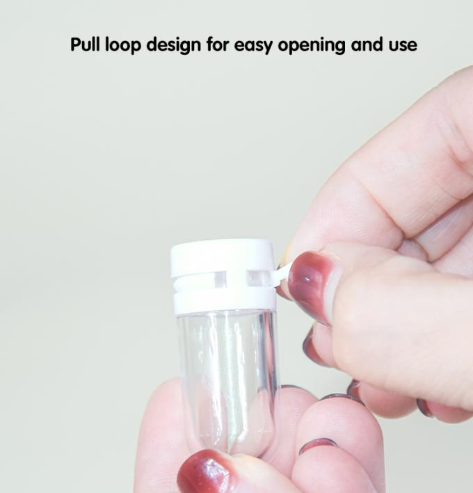 2.5ml Customized Color And Logo PET Bottle PP Cap Small Skin Care Packaging UKT16 2