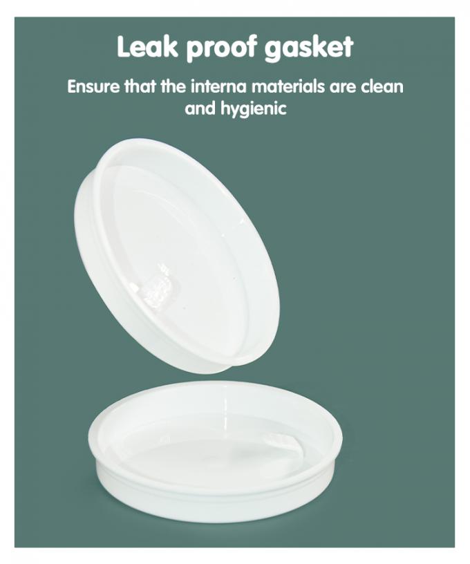 Innovative packaging cream bottle, one click open design cosmetic jar PETG 30g50g 4