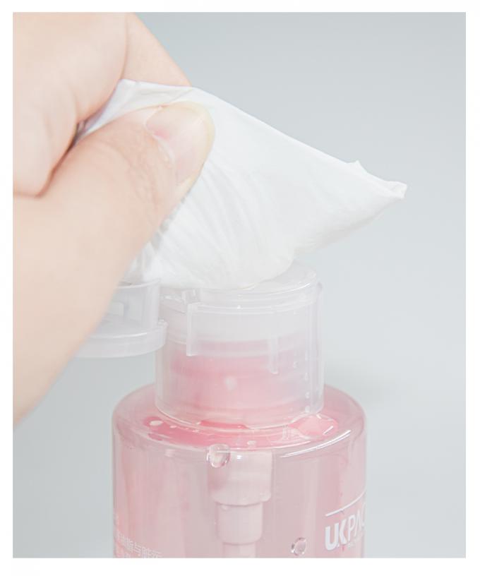 200ml PET Makeup Remover Pump Bottle Customized Logo Pink Color cosmetic Bottle UKG32 4