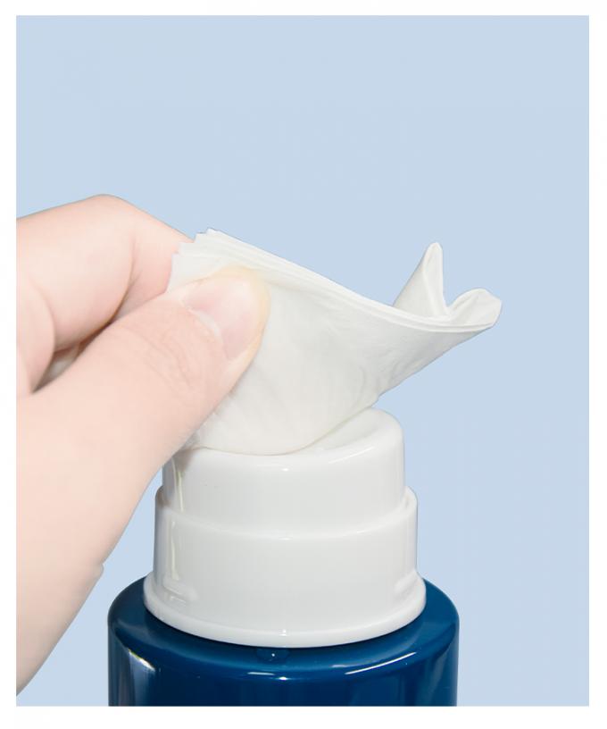Nail Polish Remover Pump Bottle 24-410 Plastic for 300ml PCR packaging PET Blue color bottle 4