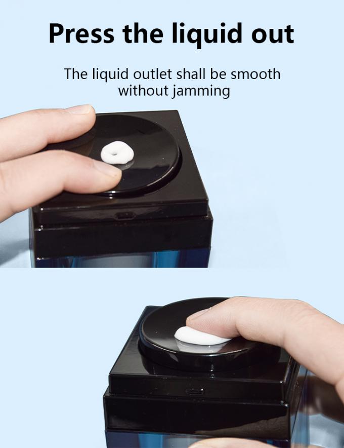 PMMA Square Airless Pump Jar 50g High-End Luxury Cosmetic Packaging 1