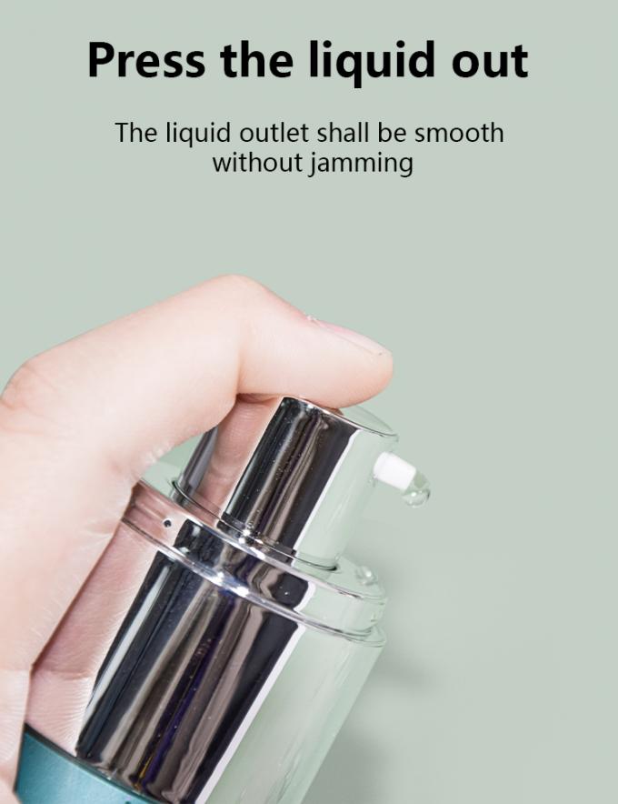 plastic 30ml 50ml airless bottle for liquid foundation and lotion 2