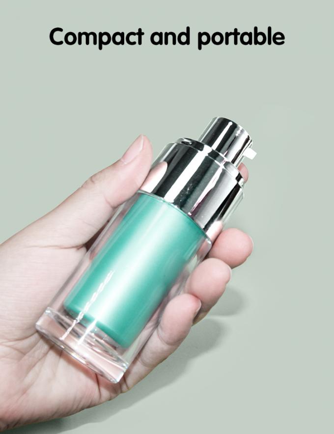 plastic 30ml 50ml airless bottle for liquid foundation and lotion 5