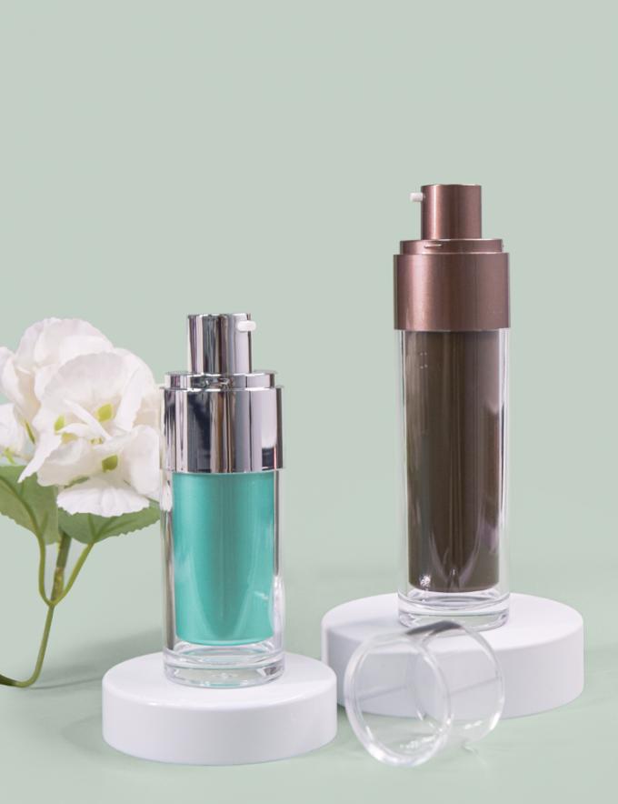 plastic 30ml 50ml airless bottle for liquid foundation and lotion 8